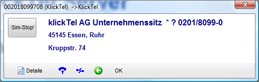 Integration KlickTel Server ek-soft ist KlickTel Systempartner!