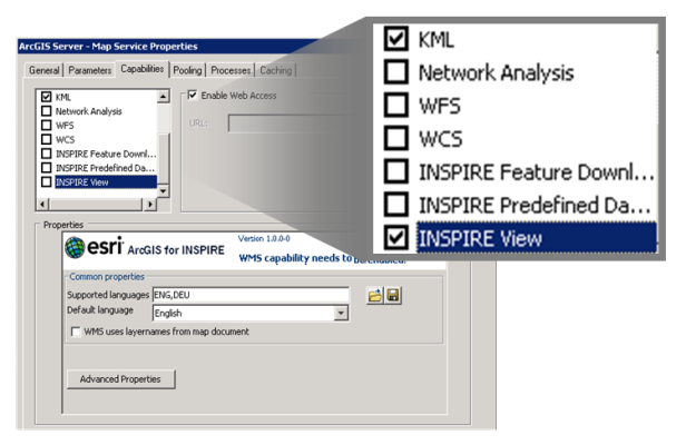 Publikationsprozess + Nutzt die mit dem INSPIRE Map Authoring Tool erzeugte MXD/MSD + Optimiert hinsichtlich der