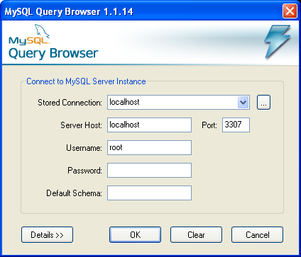 MySQL Browser : Es werden 2 Installation-Files geliefert. Es sollten die in Bild 3 dargestellten Einstellungen gewählt werden.