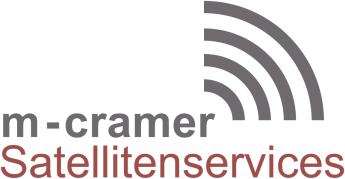 m-cramer Satellitenservices Matthias Cramer Holzhofallee 7 64295 Darmstadt Tel: +49-(0)6151-2784 880 Fax: +49-(0)6151-2784 885 Mobil: +49 (0)163 286 4622 e-mail: info@m-cramer.de www.m-cramer.de www.m-cramer-shop.