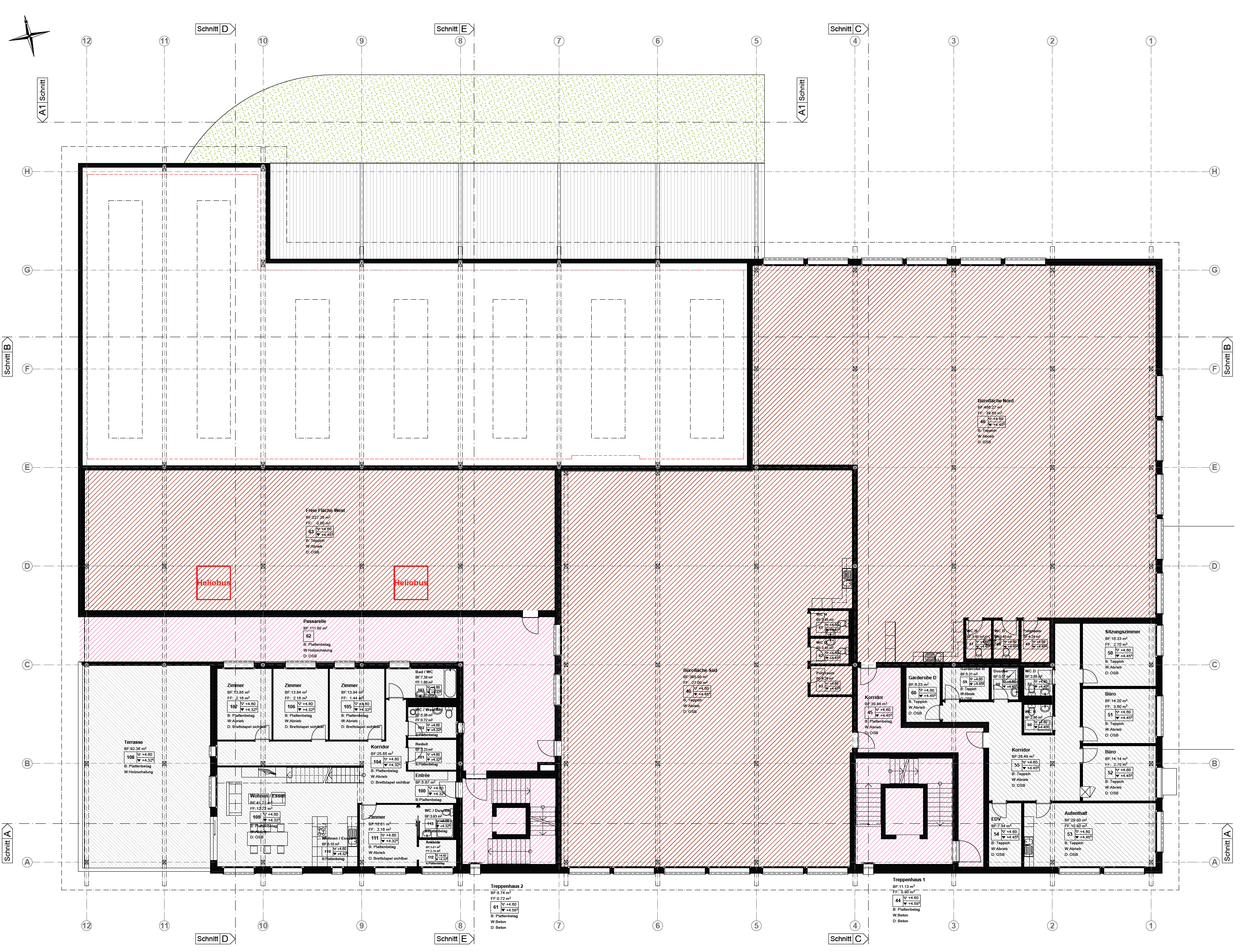 11. Grundriss 1. Obergeschoss 1.