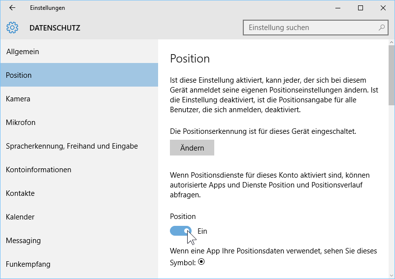 Cortana aktivieren Cortana muss vor der ersten Nutzung aktiviert werden: 1.