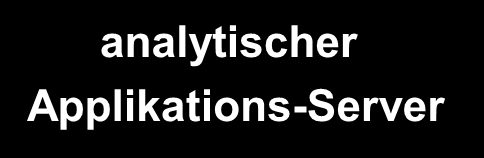 Rollen in Business-Analytik Entwicklung, Integration Manager, Konsumenten, Geschäftsleitung Controller, Planer Fachexperten Business- Analysten Informatiker, Statistiker SDKs