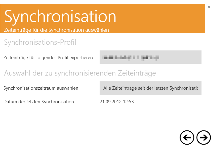 Zeiteinträge senden Zeiteinträge können durch Klick auf die Schaltfläche Zeiteinträge in der TimePunch Cloud zum synchronisieren bereitstellen an eine andere TimePunch Instanz gesendet werden.