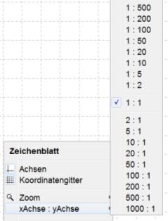 im Grafik-Fenster nichts angezeigt werden, liegt der Graph vielleicht außerhalb des dargestellten Bereichs. Mit dem Scrollrad der Maus könnt ihr zoomen.