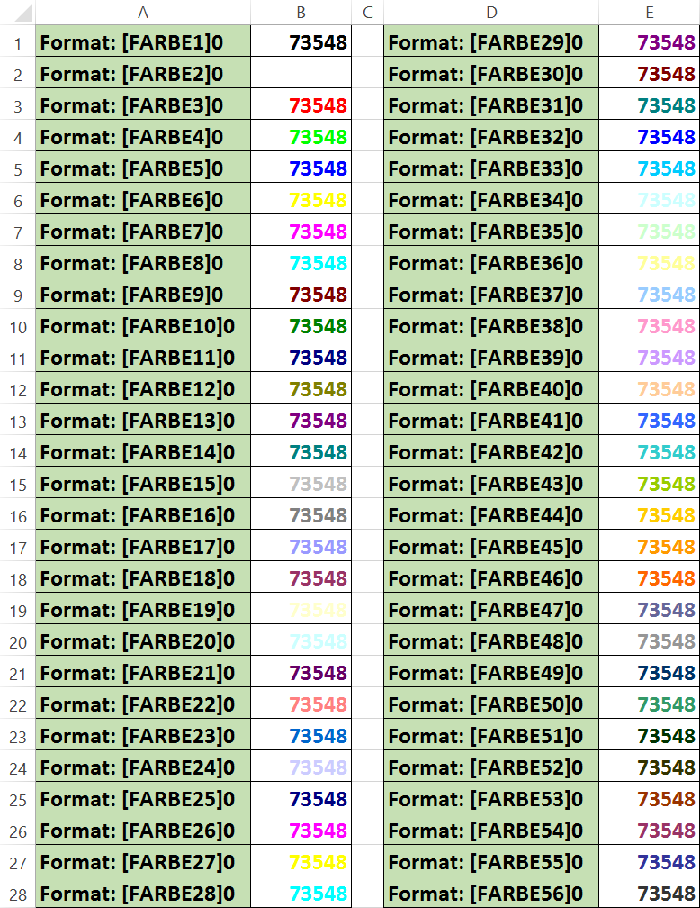 Zahlenformate in Excel 2013 Seite 14 von 23 Abb.