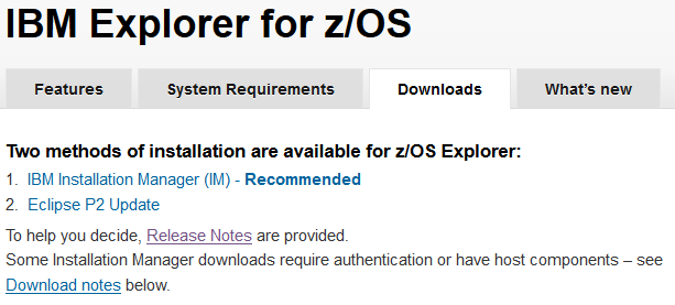 HowTo install z/os Explorer Download z/os Explorer here: http://www-01.