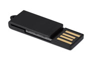 Miniclip MO1088 Mini-USB aus Kunststoff inklusive Clip als Notizzettelhalter.