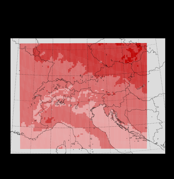 Beispiel: Saisonale Temperaturdifferenz 30 Jahresmittel 1961/1990 vs.