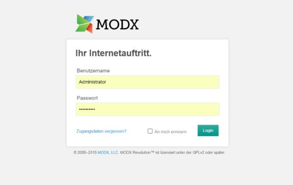 gepflegt. Das MODX Framework bietet eine umfangreiche Sammlung an Funktionen und Verfahren, auf die Entwickler direkt über eine API zugreifen können.