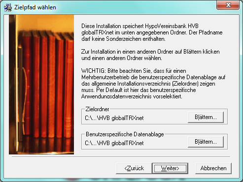 6 7. Schritt Bestätigen Sie die Lizenzbedingungen mit <Akzeptieren>. 8. Schritt Beachten Sie die Installationshinweise für Windows Vista und Windows 7. Klicken Sie anschließend auf <Weiter>. 9.