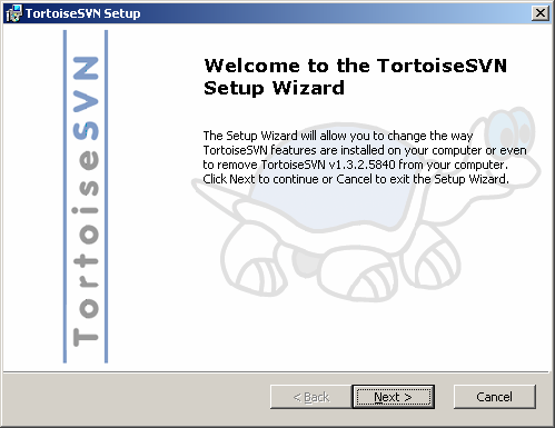 3. Client-Software einrichten 1/2 TortoiseSVN unter Windows: Komfortabler Zugriff auf das Subversion-Repository Tutorial Der TortoiseSVN Client kann von folgender Adresse bezogen werden: http://mesh.
