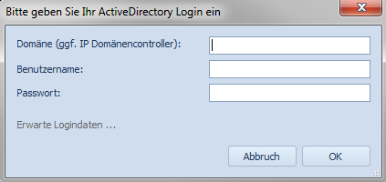5.2. Active Directory Benutzer-Import 1. Starten des Programms InfodeskPhone.NetworkConfigurator.exe aus dem Programmverzeichnis von Infodesk Phone. 2.