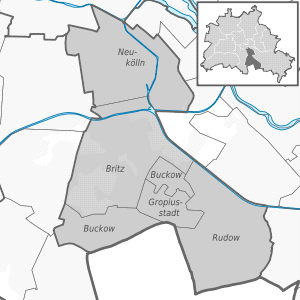 3 Historische Entwicklung des Bezirks Neukölln 1 Die Ortsteile des Bezirks Neukölln sind Britz, Buckow, Rudow, Gropiusstadt und das den Namen gebende Neukölln. Ihre Geschichte beginnt zwischen dem 13.
