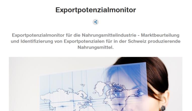 Methode und Vorgehensweise: Schweiz Exportanalyse / Bestimmung der Märkte Exportland Marktanalyse / Bestimmung der Wettbewerbsposition