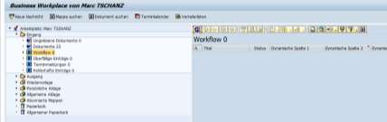 Bericht Aufträge (SAP Aufträge) bei Ablauf der Termine Mail über Workflow an den Verantwortlichen