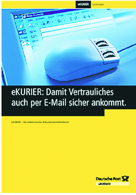+ Kunde - Deutsche Post + Aussage - Sicherheit + Medium - DIN A 4 (4 Seiten)