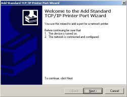 So stellen Sie den DP-101P+ Printserver unter MS Windows XP ein (Fortsetzung): Wählen Sie Local