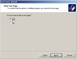 So stellen Sie den DP-101P+ Printserver unter MS Windows XP ein (Fortsetzung): Blättern Sie nach unten, und markieren Sie den Drucker.