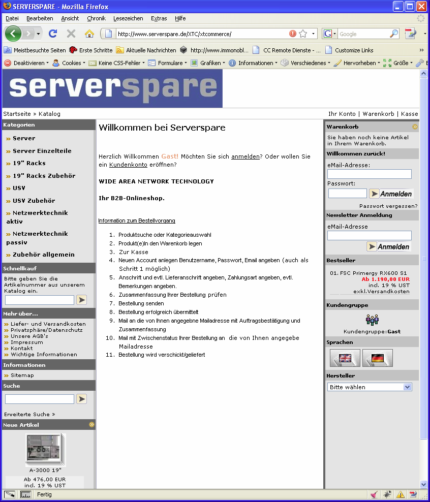 1.11 Serverspare (Wantec) Installation,