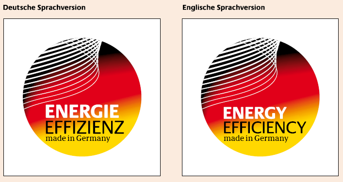 Marketingunterstützung Dachmarke: Energieeffizienz Made in Germany Kommunikation auf