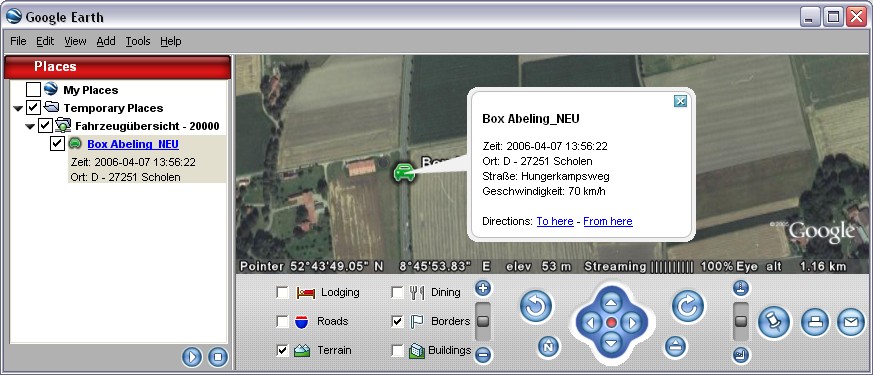 Reiter Übersicht Aktuell genutztes Portal Aktuell angemeldeter Benutzer Reiter Übersicht Sortierung der Fahrzeuge nach Fahrzeugtyp und Typ.