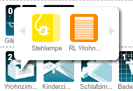 3 Programmieren der TaHoma-Box Klicken Sie auf das gewünschte Produkt in der Auswahlbox und halten Sie die linke Maustaste gedrückt.