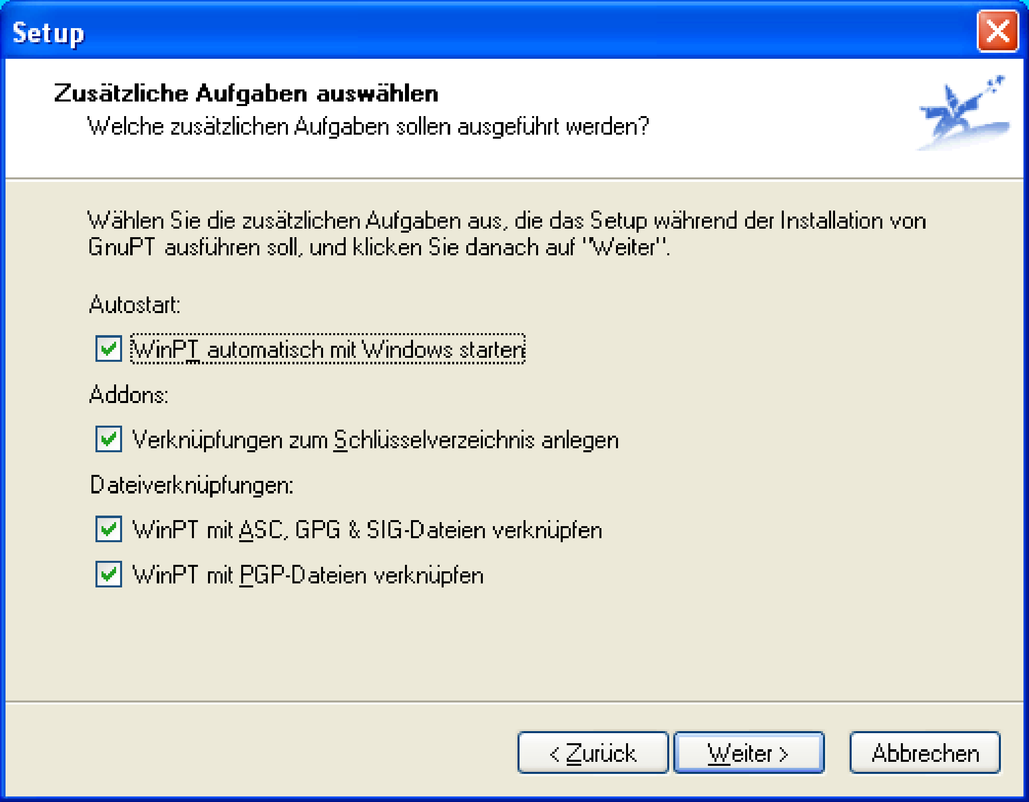 GnuPG installieren Windows GnuPT Auf http://www.gnupt.