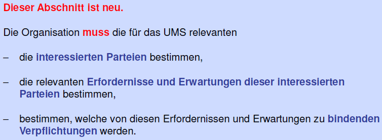 4 Kontext der Organisation 17 4 Kontext der Organisation 4.