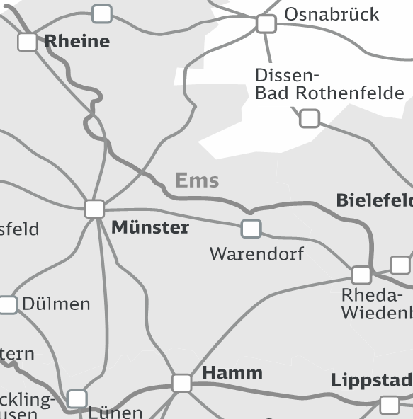 Baumaßnahme Münster 7 Art der Arbeiten: Gleis- und Weichenerneuerung Betriebsweise: Totalsperrung Streckenabschnitt: Münster Mersch - (Hamm) Gesamtbauzeit: 4.03.015 13.04.015 7.03.015 0.04.015 sowie 07.