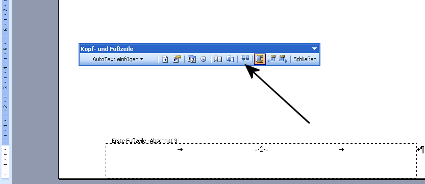 3. Microsoft Office 2003 3.1 Einstellung Ränder Vorgabe: Maß der Ränder: links und rechts: 3 cm; oben und unten: 2 cm unter Datei Seite einrichten 3.