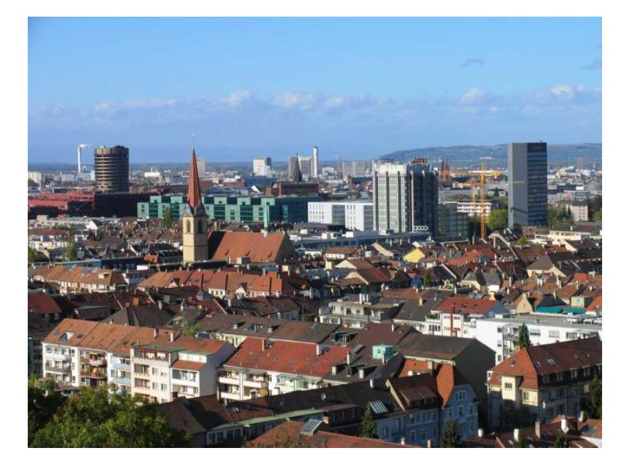 Grossstädte: Sie zeichnen sich durch eine grossflächige Bebauung mit in den meisten Teilen hoher baulicher Dichte aus. Beispiele sind die Grossstädte Bern, Basel, Genf, Luzern und Zürich.
