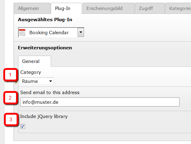 5.Plug-In: t3m_calendar verwalten 5.1 Plug-In einfügen Um das Plug-In Raumbuchungssystem auf Ihrer Seite integrieren zu können wechseln Sie zunächst auf das Seiten -Modul.