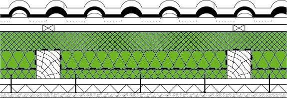 Steildach Sanierung von außen, Sub-Top-Verfahren Dachmodernisierung Einsatz von feuchtevariablen Dampfbremsen Verdunstungspotential, insbesondere auch für Feuchtigkeit auf der Sparrenoberseite von