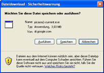 Grundlagen 1 Herunterladen und Installieren der Software Unter der Adresse «http://picasa.google.ch/download/» können Sie das kostenlose Programm herunterladen.