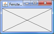 Diagonalen zeichnen "Feststehende" Linien unabhängig von Fenstergröße Variante: Zeichnen echter Diagonalen g.drawline (0, 0, getwidth(), getheight() ); g.