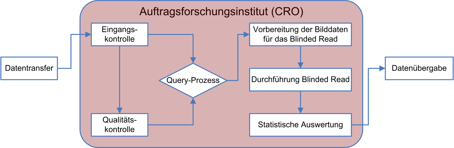 7 Workflow / CRO Eingangsprüfung / Qualitätsprüfung / Query Vorbereitung / ggf.