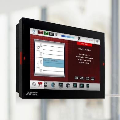 ROOM BOOK STANDALONE RAUMRESERVATIONS-TOUCHPANEL AMX bietet mit dem RoomBook zwei weitere Touchpanel an.