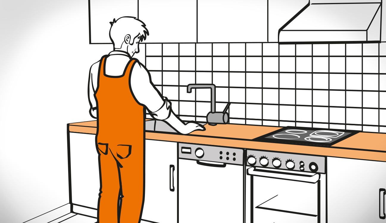 Schritt-für-Schritt- 1 Einleitung Arbeitsplatten sind in der Küche im Dauereinsatz. Das hinterlässt selbst beim hartnäckigsten Material irgendwann Spuren.