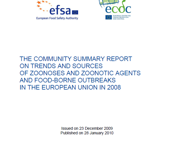 IV. Ergebnisse EFSA ECDC Community Summary Report Foodborne outbreaks in the