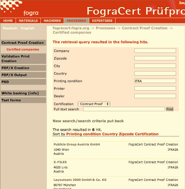 3. Contract Proof Creation - Webdarstellung Kriterien reflektieren ISO 12647-7 zu 100%
