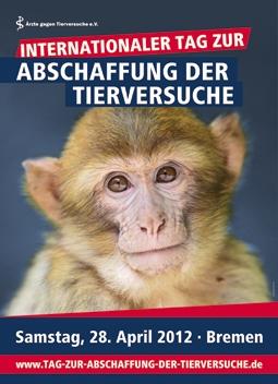 Großer Aufmarsch im April gegen Tierversuche in Bremen Am Samstag den 28. Januar 2012 findet eine große Demonstration in Bremen gegen Tierversuche statt.