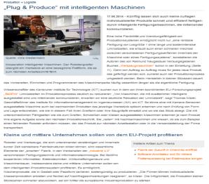 Factsheet Rubrik Maschinenbau Exzellente Fachredaktionen selektieren und komprimieren für die Zielgruppe aktuelle Themen der Fachgebiete Automatisierung, Oberflächentechnik, Fertigung +