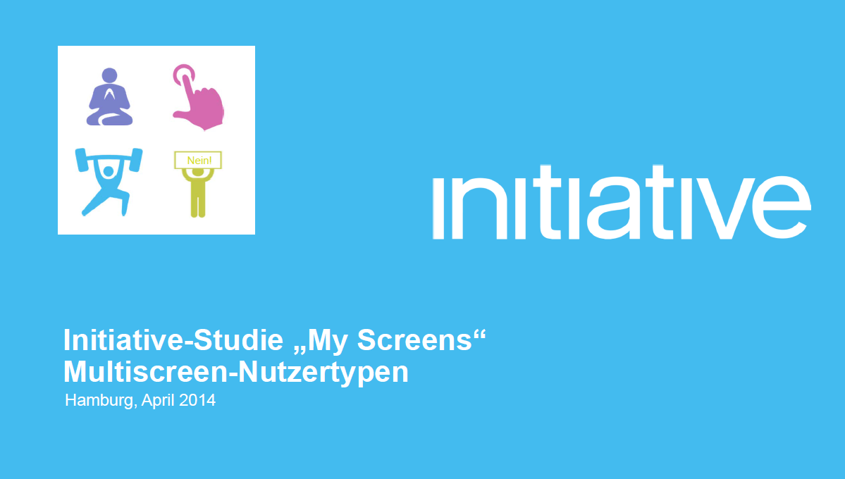 My Screens Studie von Initiative Media Initiative teilt die Multiscreener in vier Typen ein.