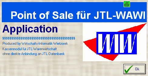 Allgemeines zum Programm Für das Freeware-Programm JTL-Warenwirtschaft wurde mit dieser Erweiterung die Möglichkeit geschaffen, einen Point of Sale zu schaffen, der ohne direkte Anbindung an das WWS