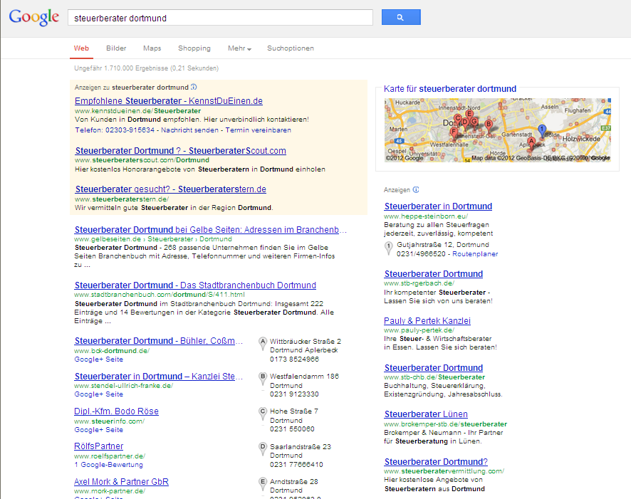 3. Schritte zur Google-Optimierung Keyword Google-Marketing 1.