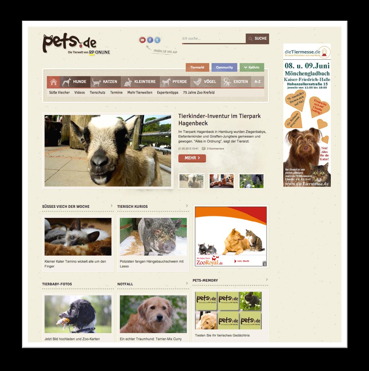 pets.de die Tierwelt im Internet pets.de ist die Tierwelt von RP Online und Rheinische Post.