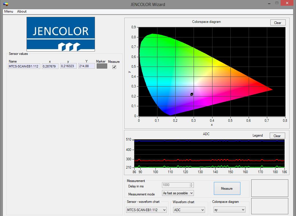 Color Sensor, Analog Digital Converter and