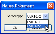 Anlegen, Öffnen, Speichern von Dateien Erzeugen von Dateien Eine neue Datei kann mit dem Symbol aus der Symbolleiste oder dem Menüpunkt Datei / Neu... erzeugt werden.
