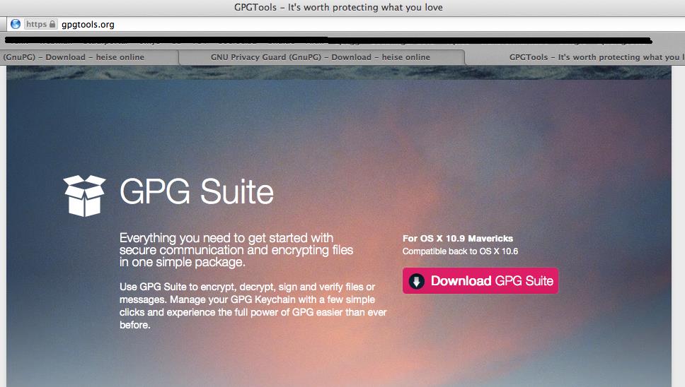 Anleitung zur Installation von PGP auf MacOSx Download und Installation 1.